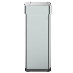 Daytona - Poubelle Automatique Inox 70L - Acier Inoxydable - Argent