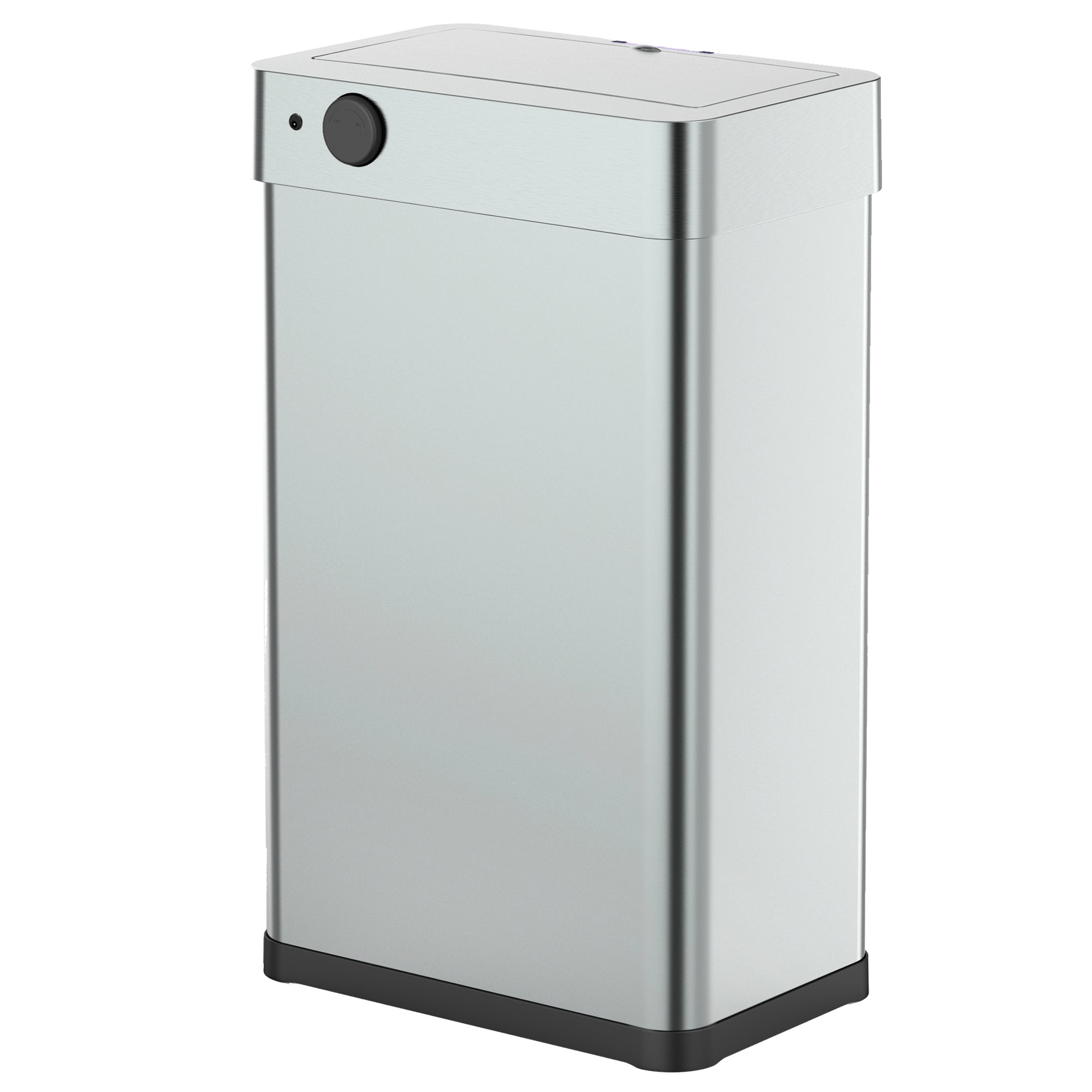 Daytona - Poubelle Automatique Inox 70L - Acier Inoxydable - Argent