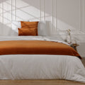 Danube - Bed Runner - Cotton Velvet - Terracotta