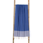 Fouta XXL cotton 200x200 IBIZA Greek blue