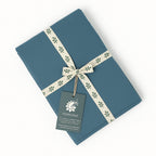 Gai - Lot Parure & Taies - Coton Bio & Lyocell - Bleu Orage