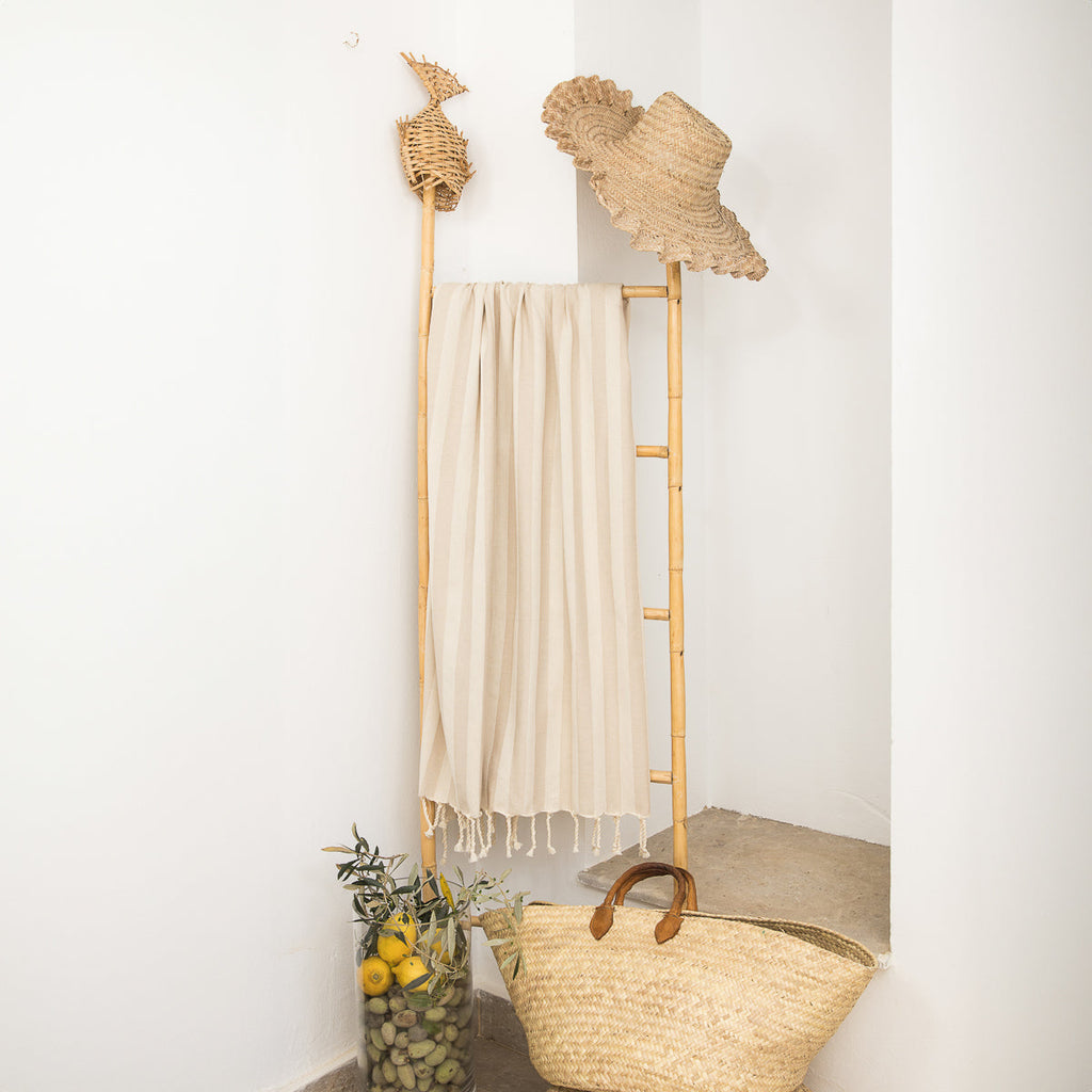 Capri - Fouta Jacquard - Taupe Clair