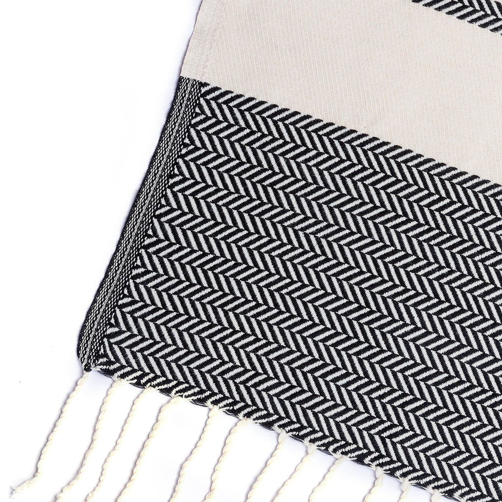 Liv - Plaid - Coton - Noir