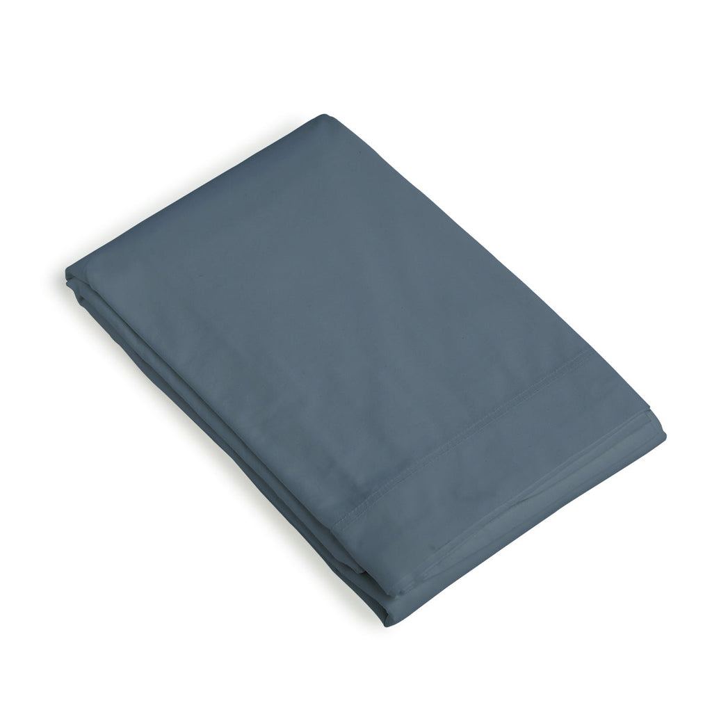 Nina - Drap Plat - Percale De Coton - Denim