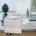Mahdia Table Runner - Linen - Cotton