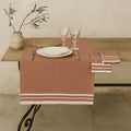 Mahdia Table Runner - Tomette Red - Cotton
