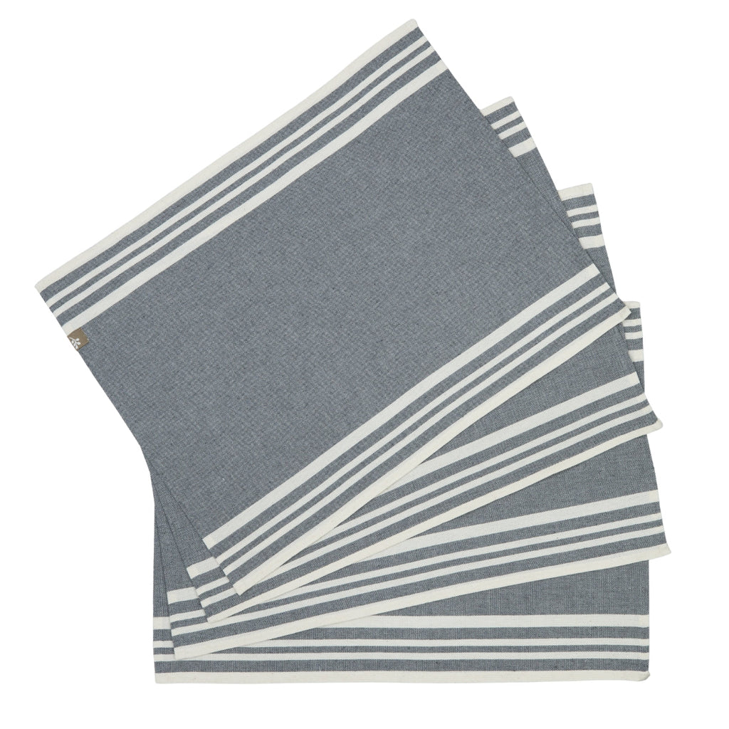 Mahdia - Set De Table (X4) - Gris Moyen