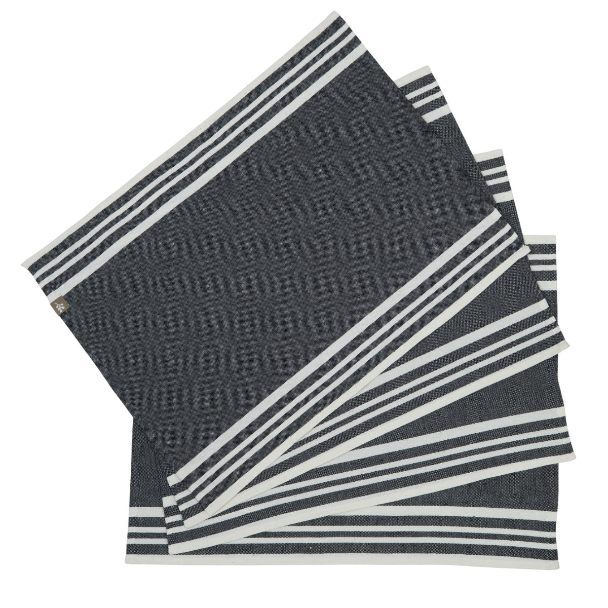 Mahdia - Set De Table (X4) - Noir