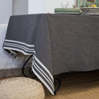 Mahdia - Nappe - Coton - Noir