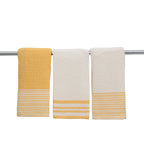 Mahdia - Torchon (X3) - Jaune Moutarde