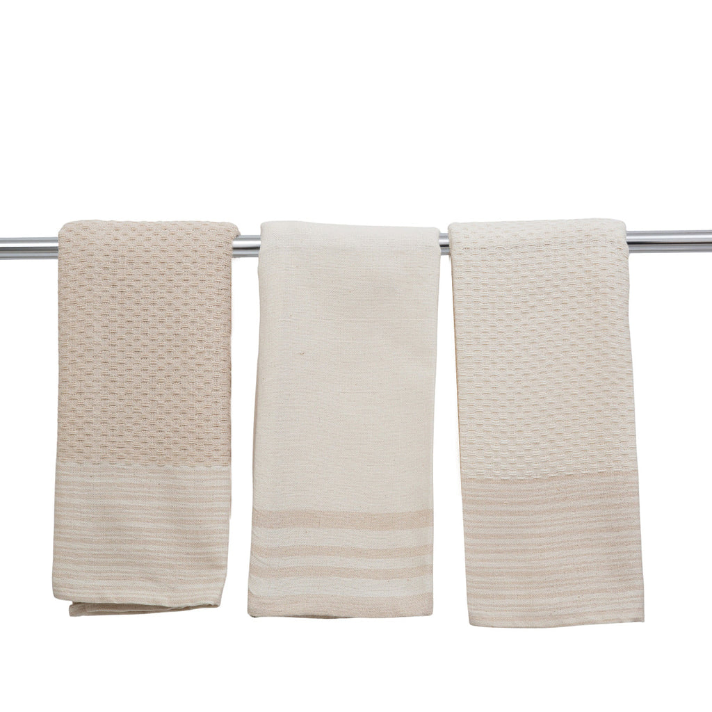 Mahdia - Torchon (X3) - Taupe Clair