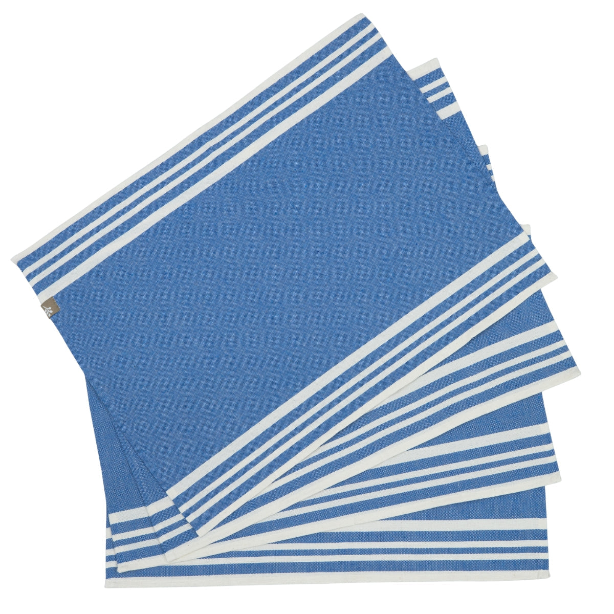 Mahdia - Set De Table (X4) - Bleu Grec