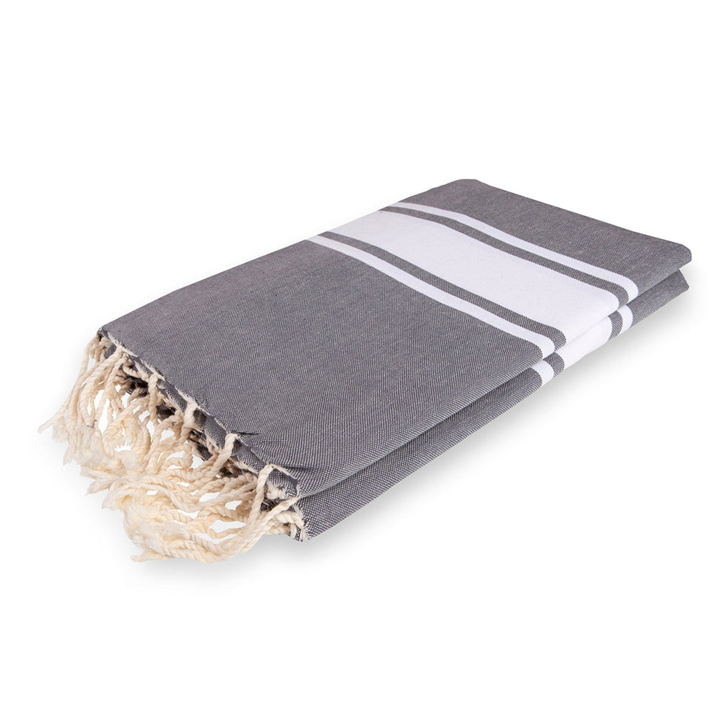 Mantel de algodón 150x250 ST TROPEZ gris medio