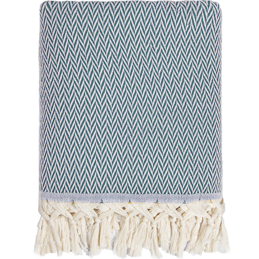 Aspen - Throw - Wool - Duck Egg Blue
