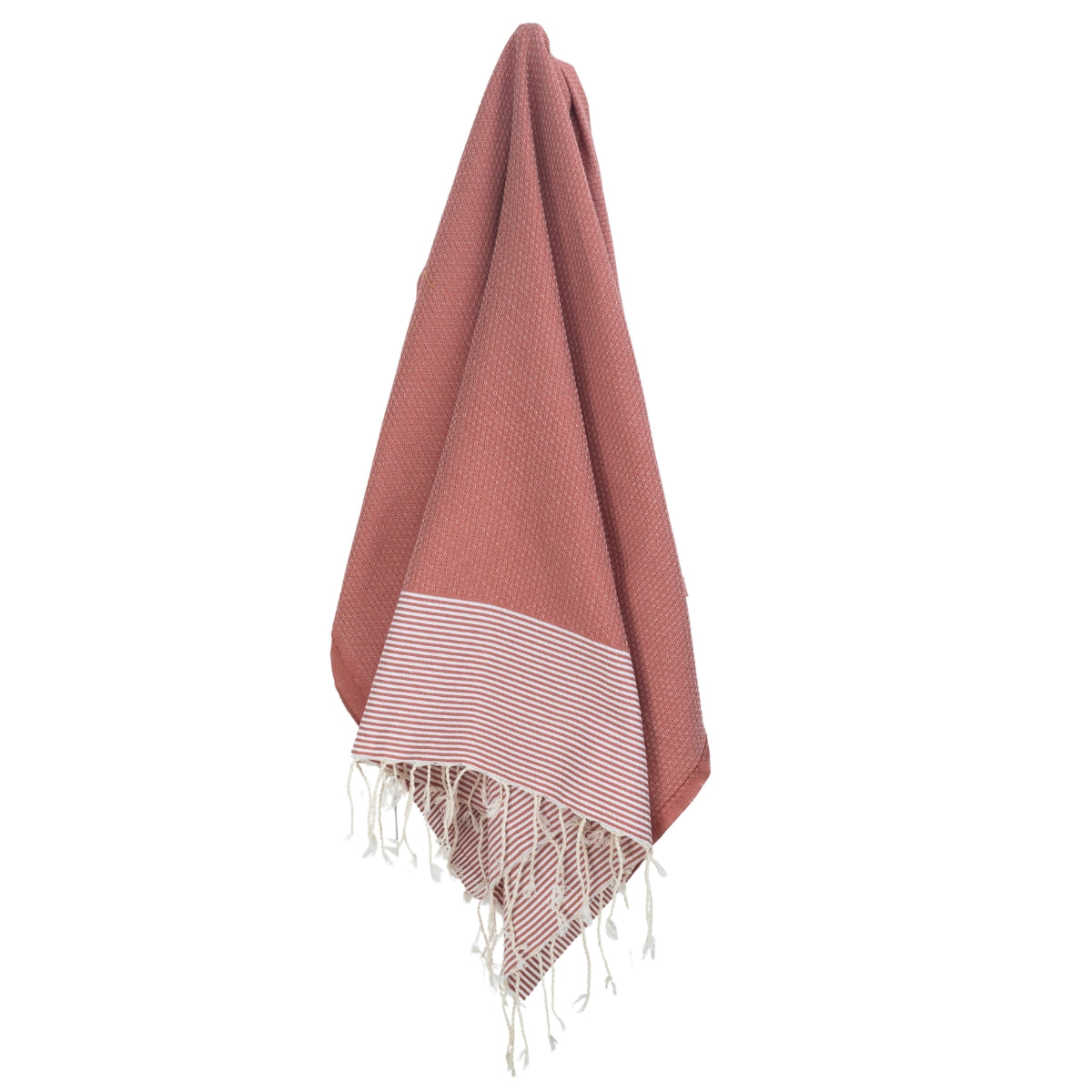 Ibiza - Fouta Nid D'Abeille - Rose Argile