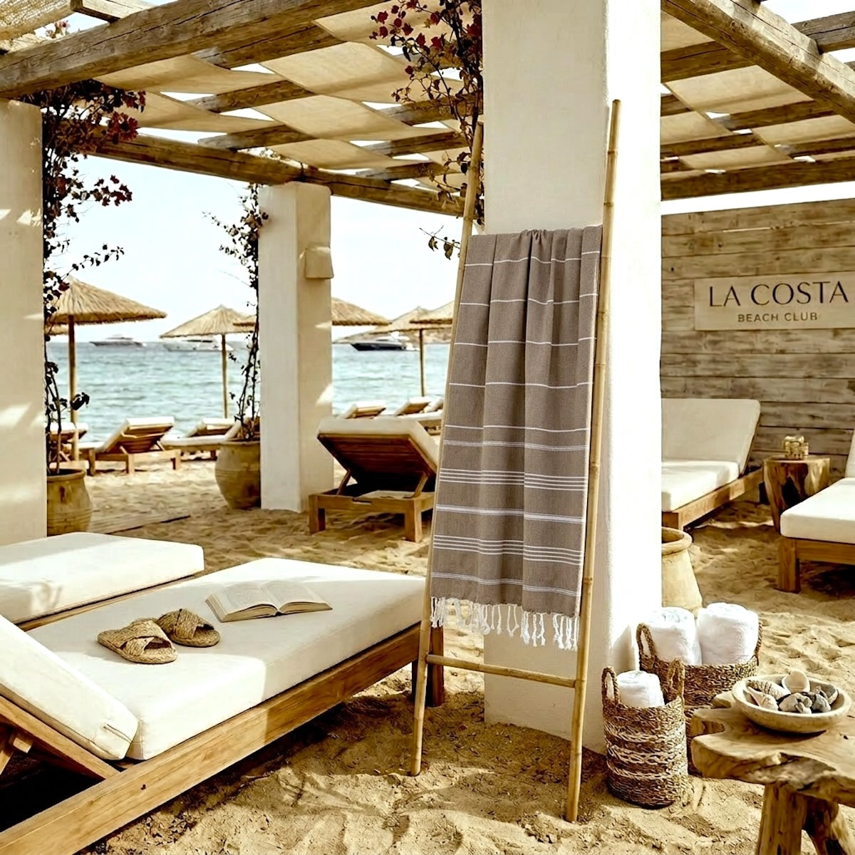 Fouta - Algodón - Taupe - Mykonos