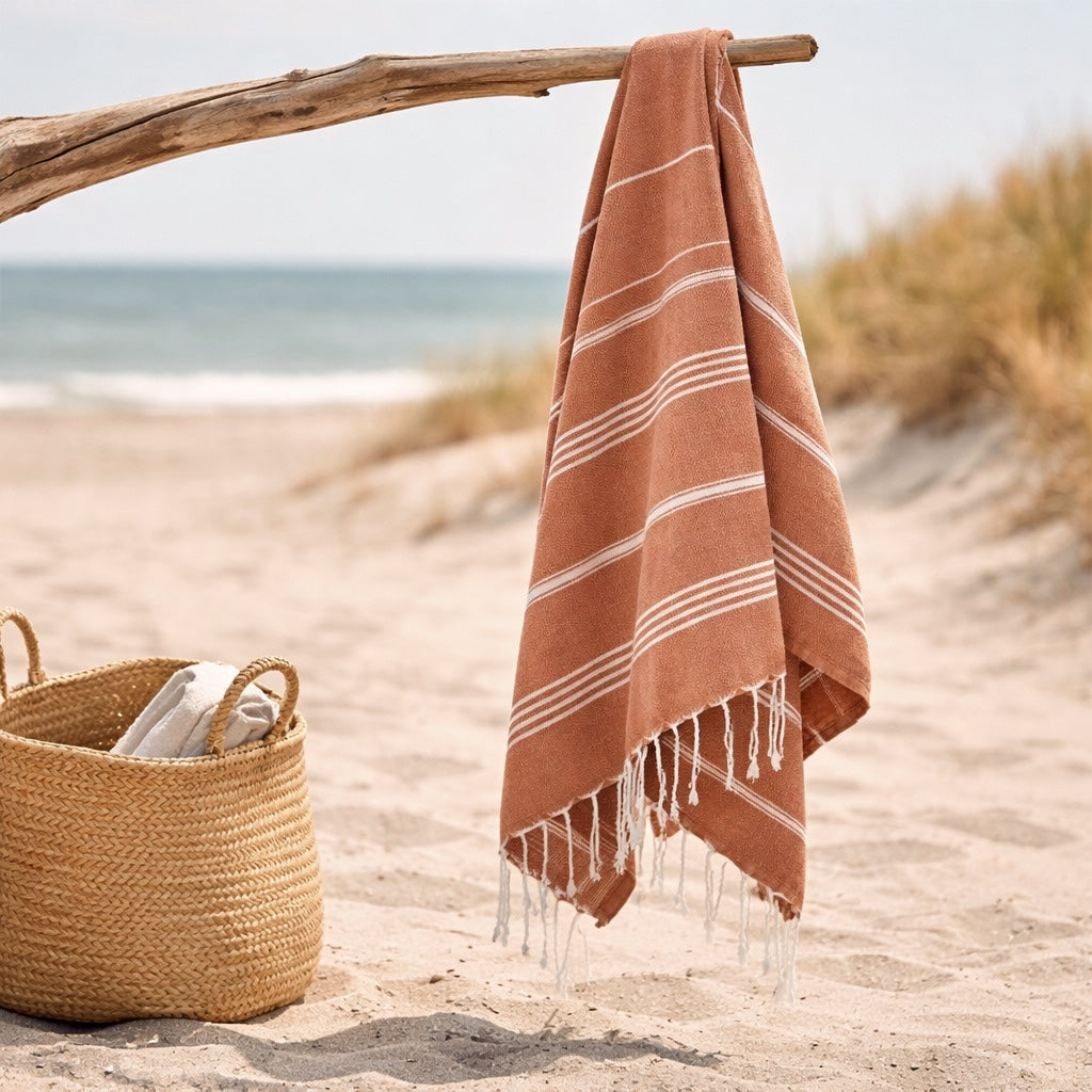 Mykonos - Fouta - Terracotta