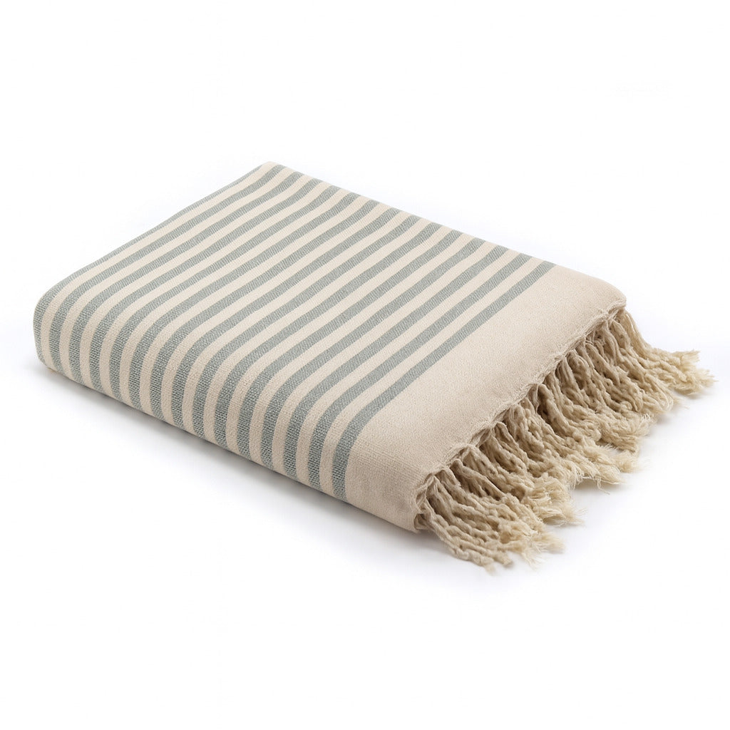 Fouta Xxxl Hossegor - Verde Agua - Algodón
