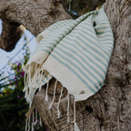 Fouta Xxxl Hossegor - Verde Agua - Algodón