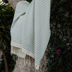 Fouta Xxxl Hossegor - Verde Agua - Algodón