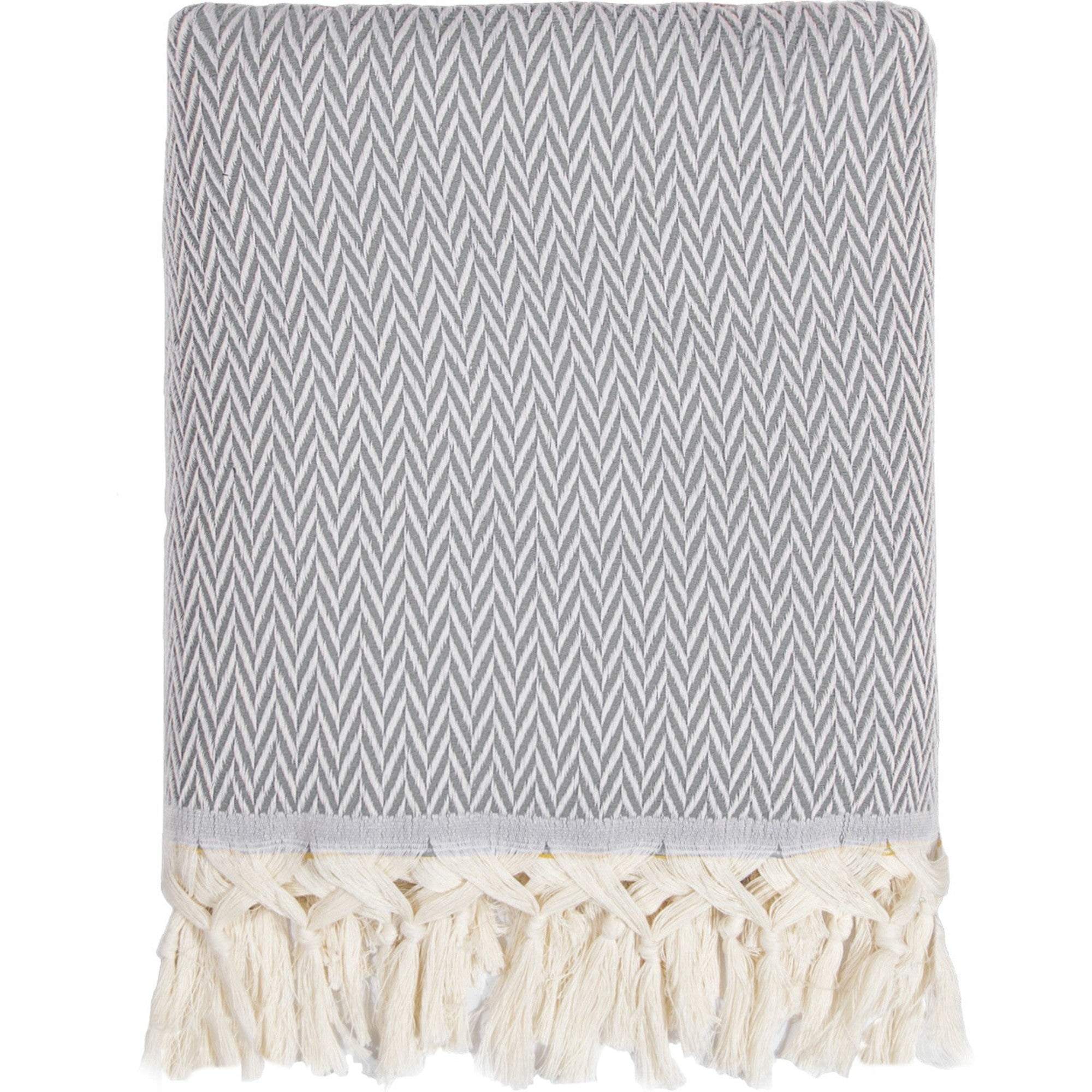 Aspen - Throw - Wool - Mottled Grey