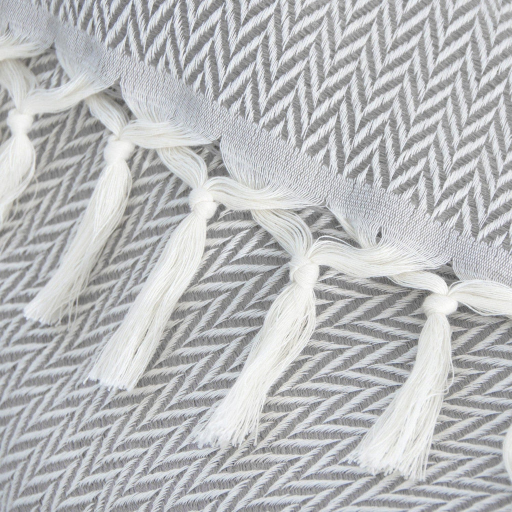 Aspen - Throw - Wool - Mottled Grey