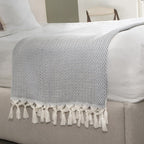 Aspen - Throw - Wool - Mottled Grey