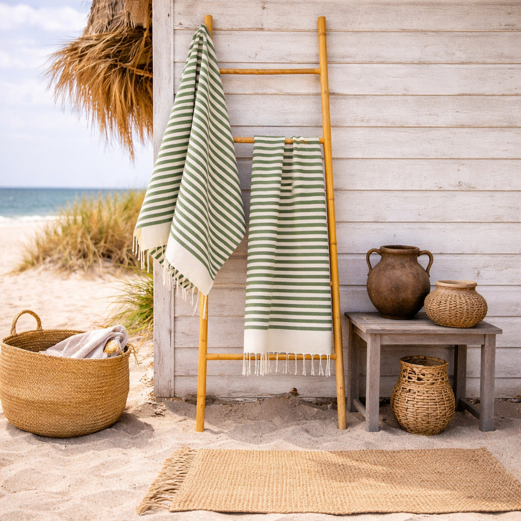 Fouta - Cotton - Khaki Green - Hossegor