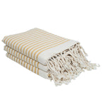 Hossegor - Lot De 3 Foutas - Jaune Moutarde