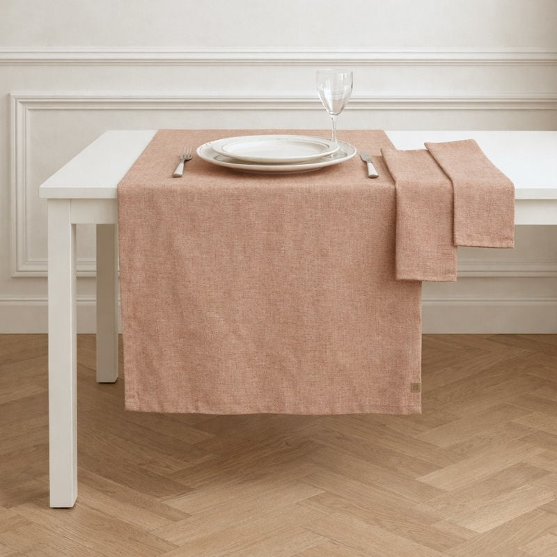 Colette - Chemin De Table - Rouge Tomette