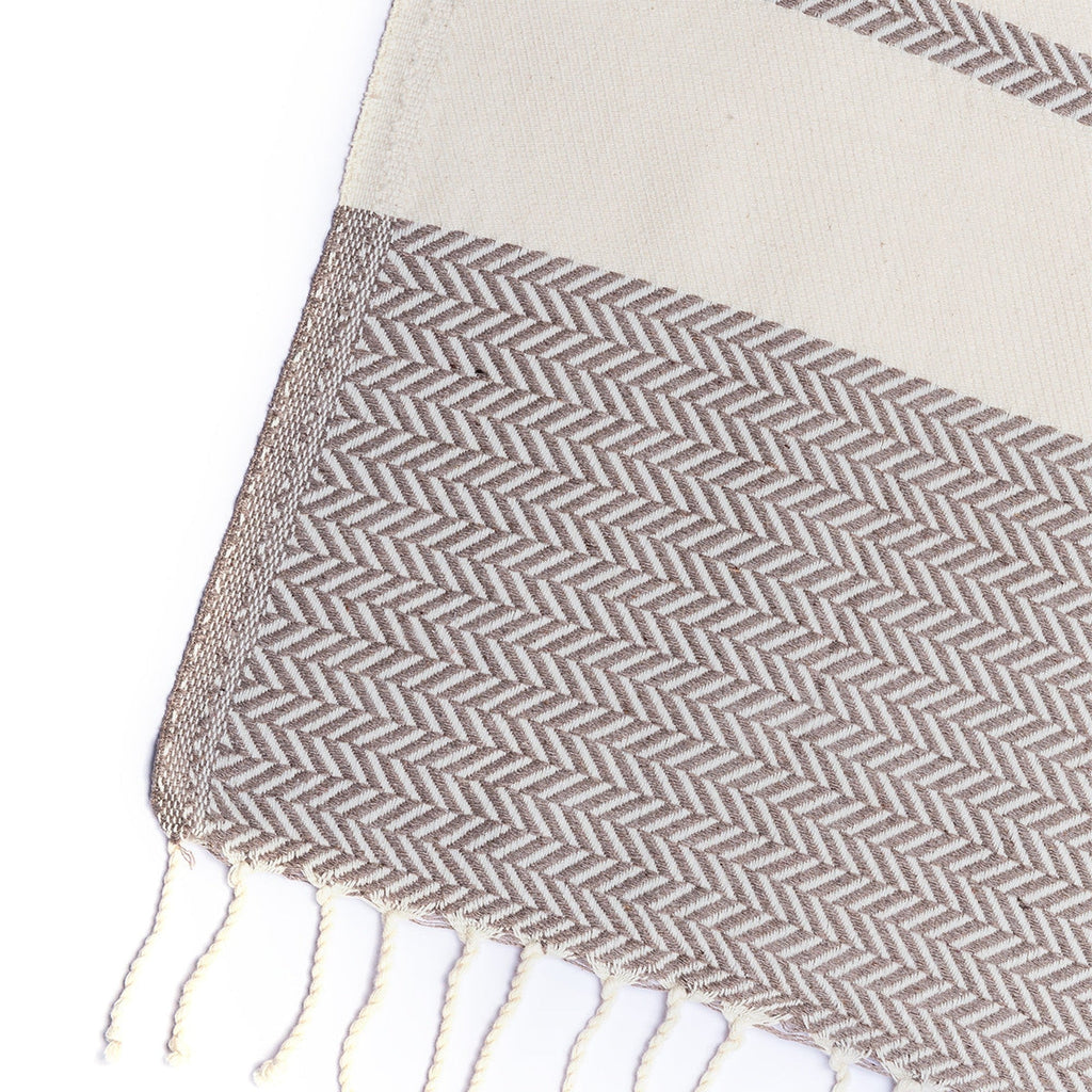 Liv - Plaid - Coton - Taupe