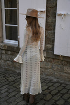 Laora Long Cardigan - Cream