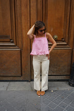 Top Callie Vichy Rose