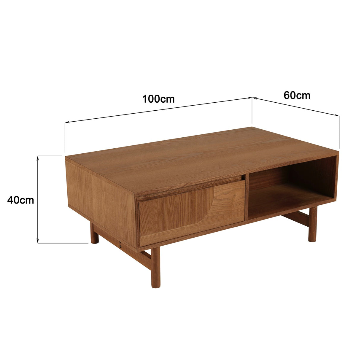Mario - Coffee Table - Brown