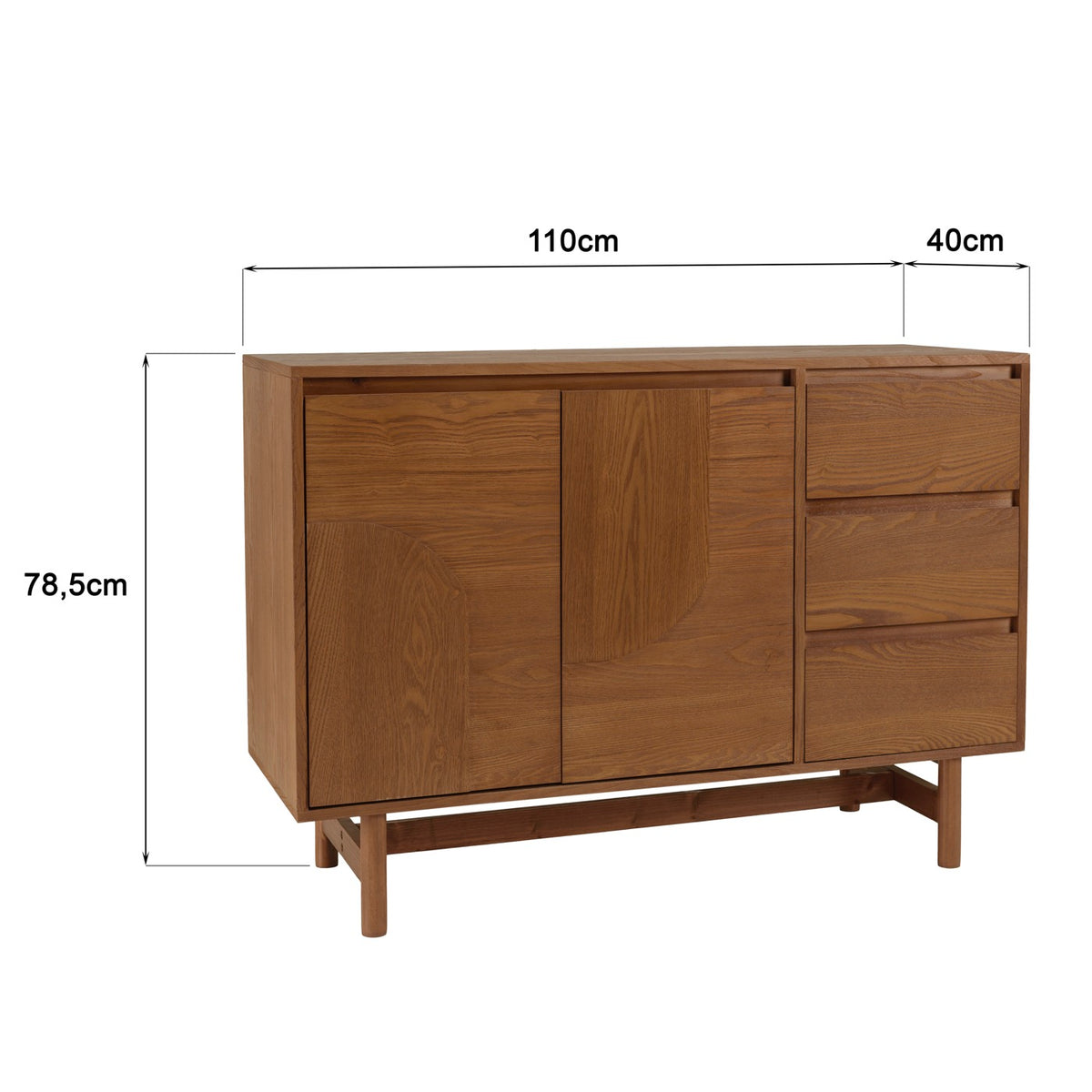 Mario - Sideboard - Braun