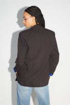 The Ema Chocolat Lines Goldyblue Blazer