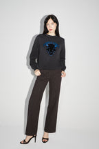 Sweatshirt Eddie Black Panther - Noir