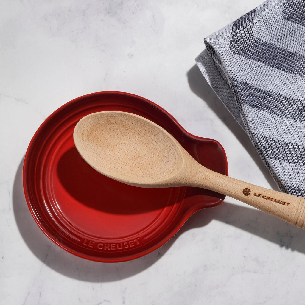 Round Spoon Rest - Ceramic - Cherry
