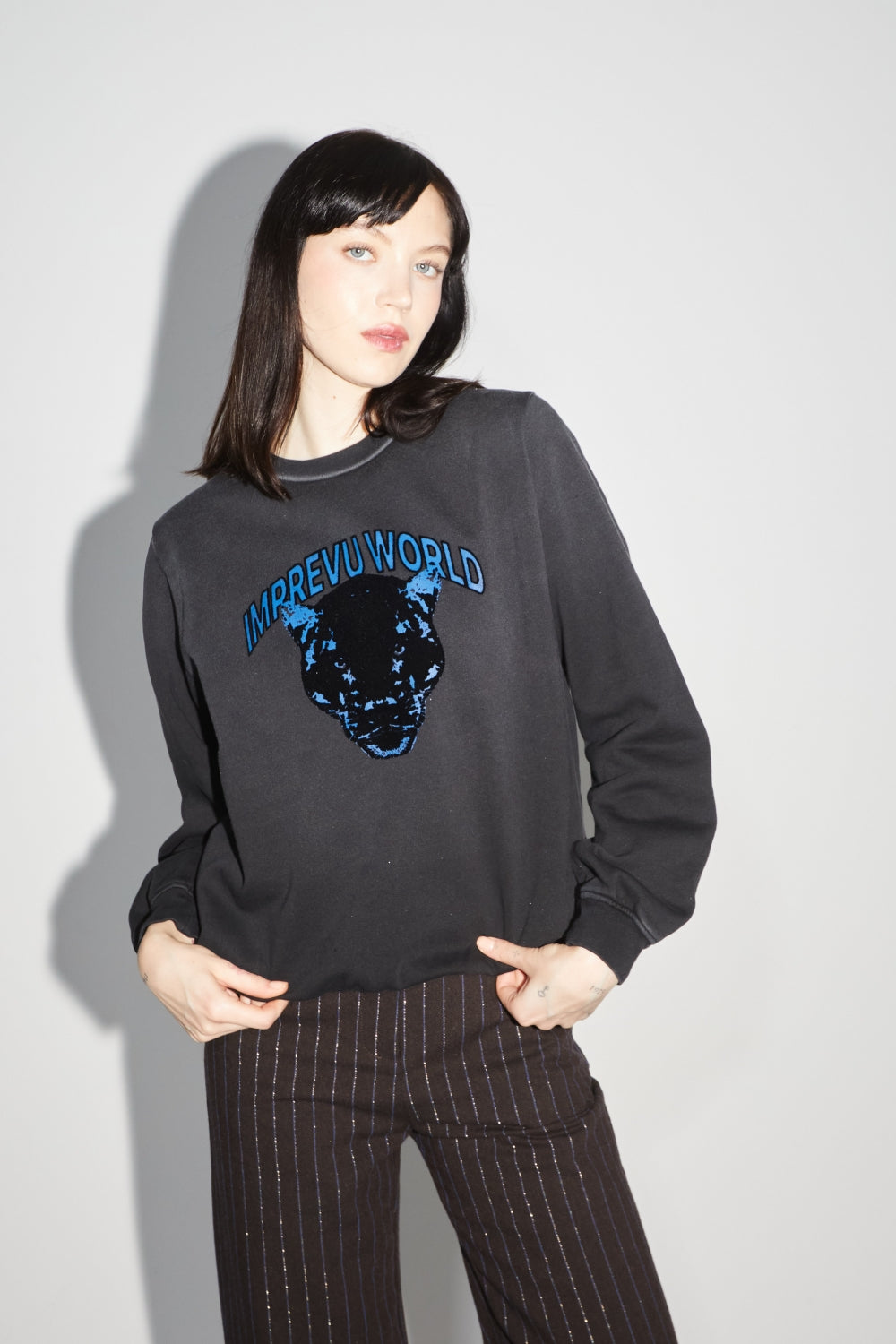 Sweatshirt Eddie Black Panther - Noir