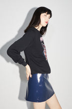 Sweatshirt Eddie Broderie Leo Black - Noir