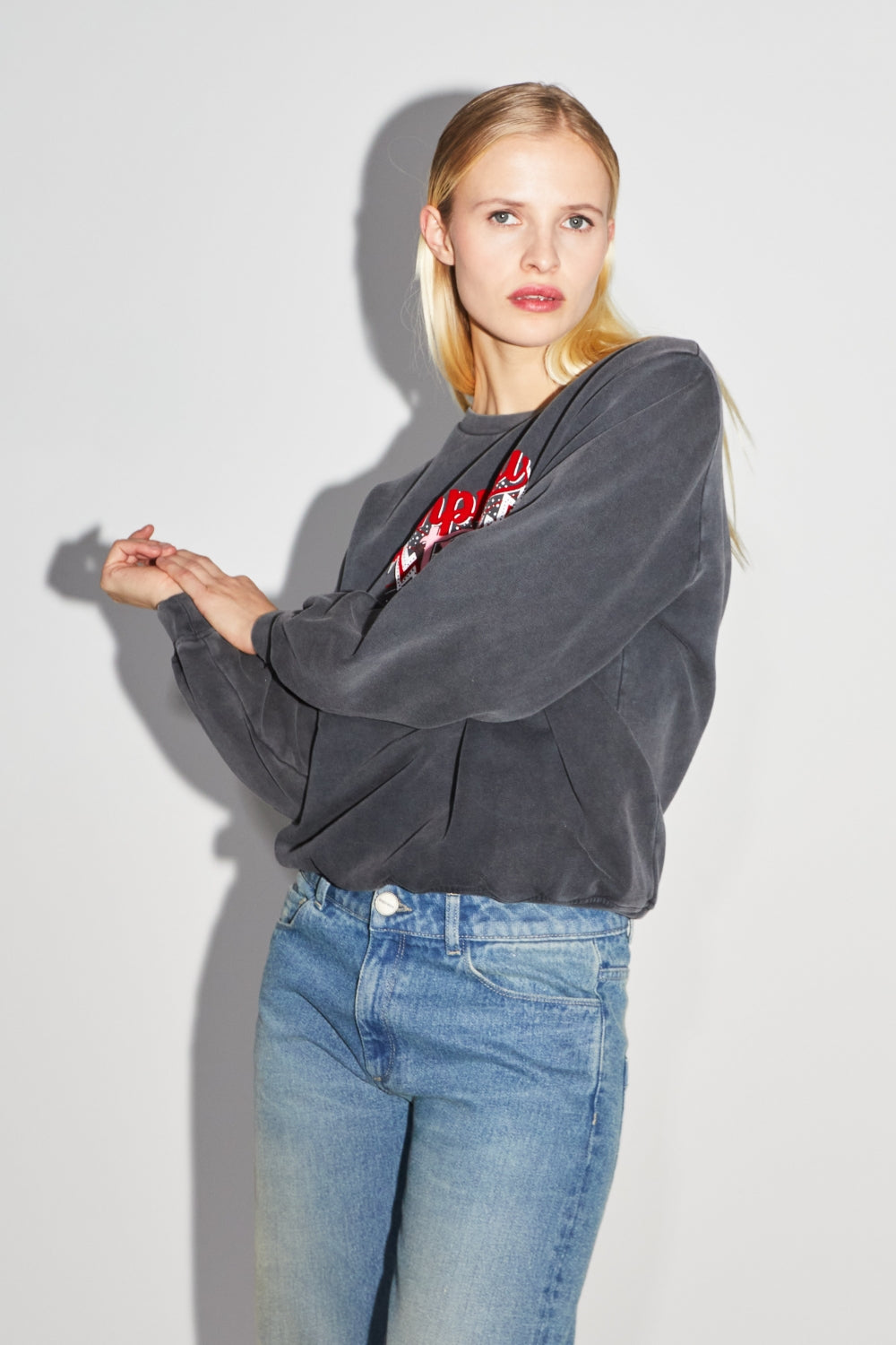 Sweatshirt Imprevu Eddie Tribu - Zwart