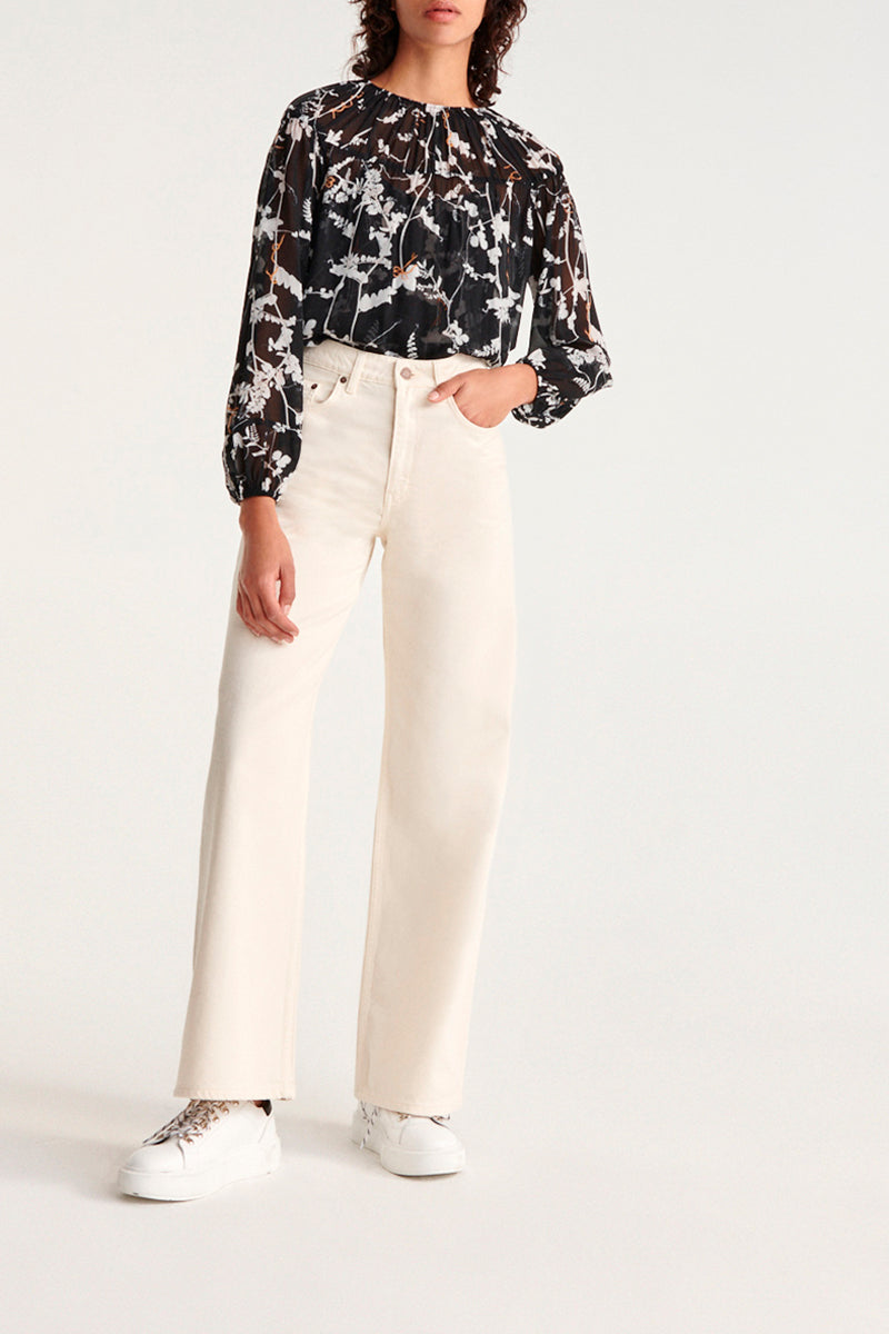 The Kooples - Top Noir Et Blanc - Femme