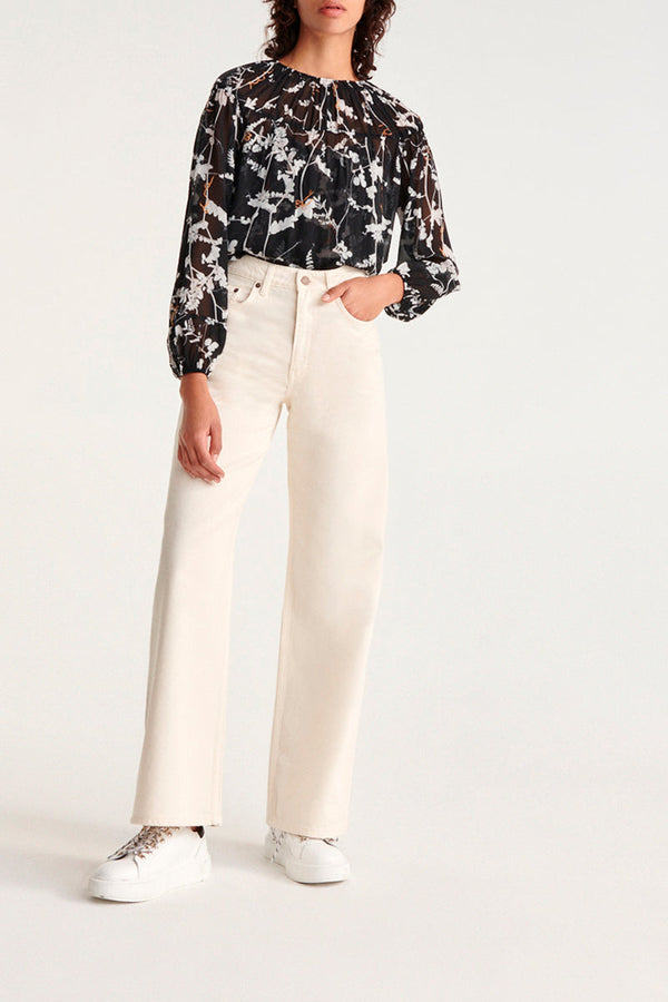 Black And White Top - Women
