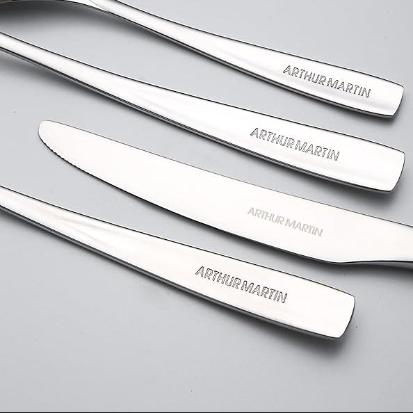 24 Piece Cutlery Set - Stainless Steel - Satin Finish Stainless Steel