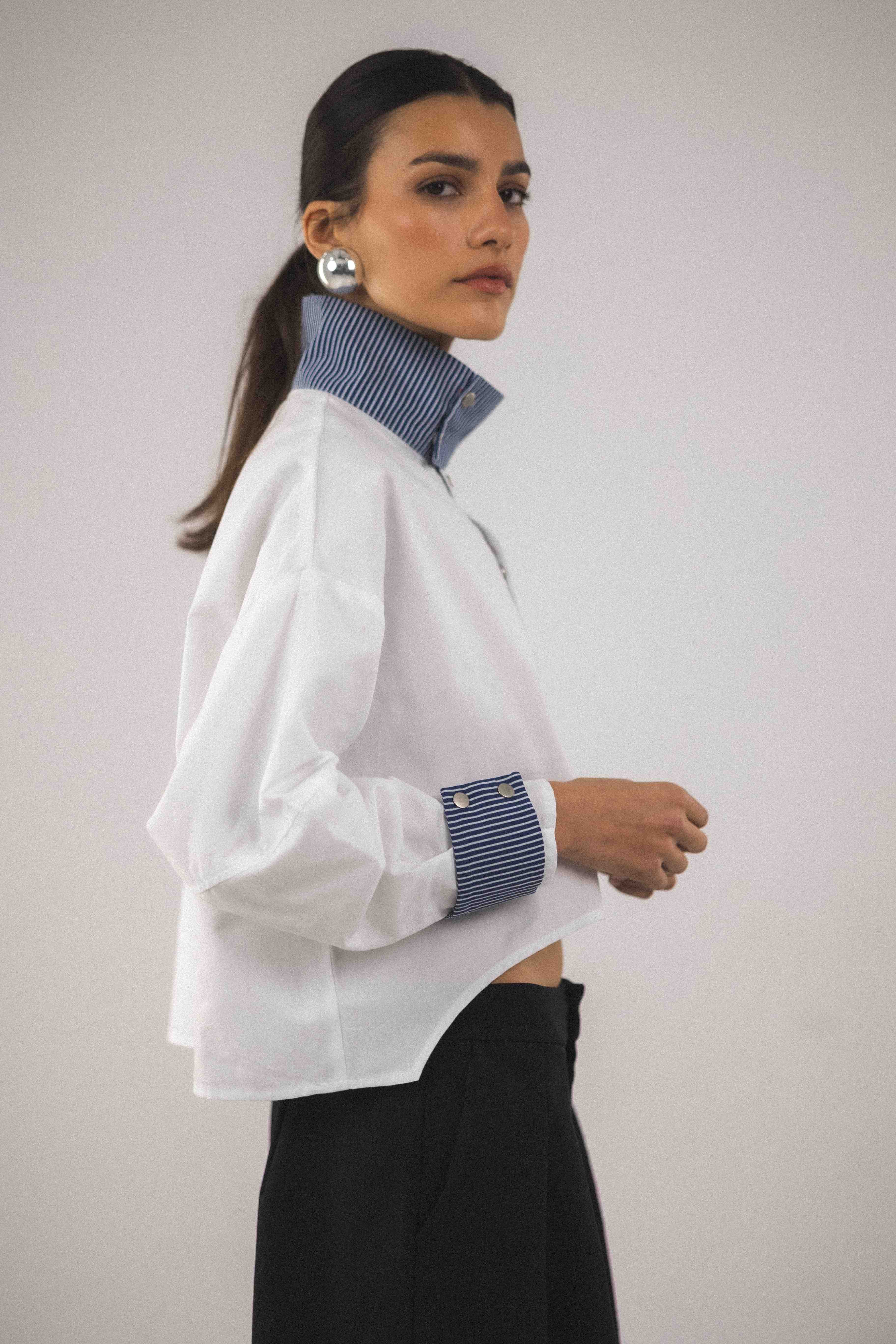 Chemise Col Montant - Aya
