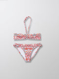 Maillot de bain 2 Pcs Liberty - Rouge Moyen Imprime - Fille