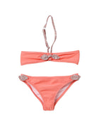 Maillot Deux Pièces Liberty - Rouge Moyen Imprime - Fille