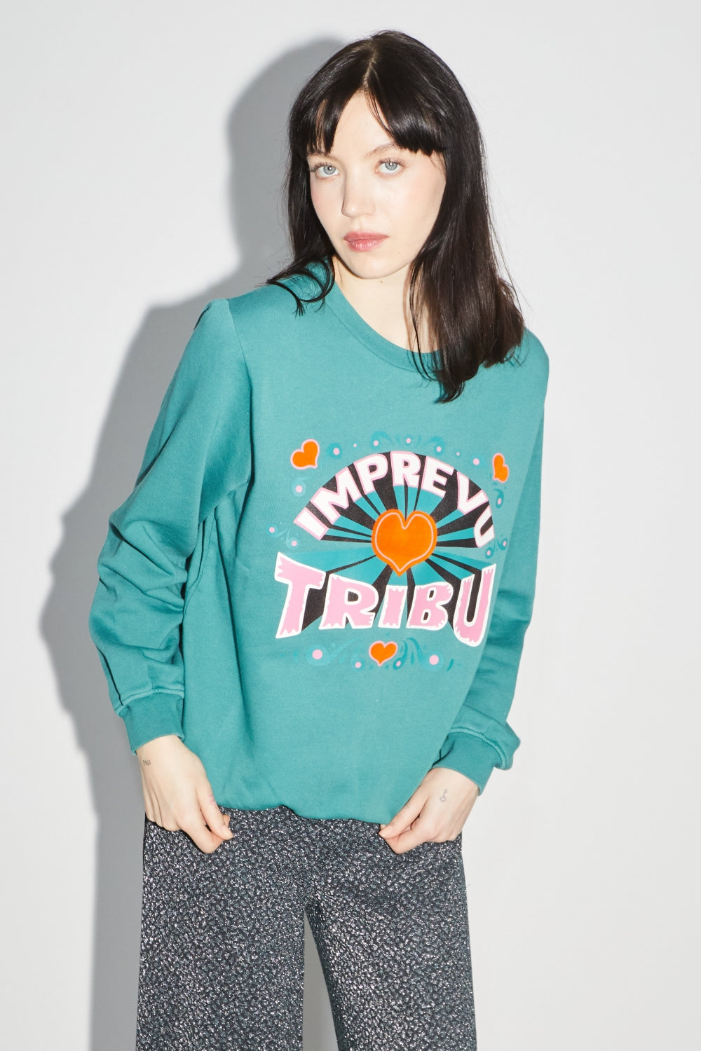 Sudadera Eddie Imprevu Tribe Verde