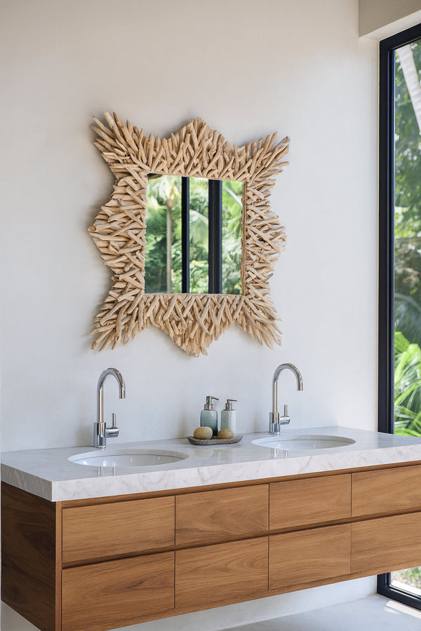 Koh Lanta - Miroir - Branches De Teck