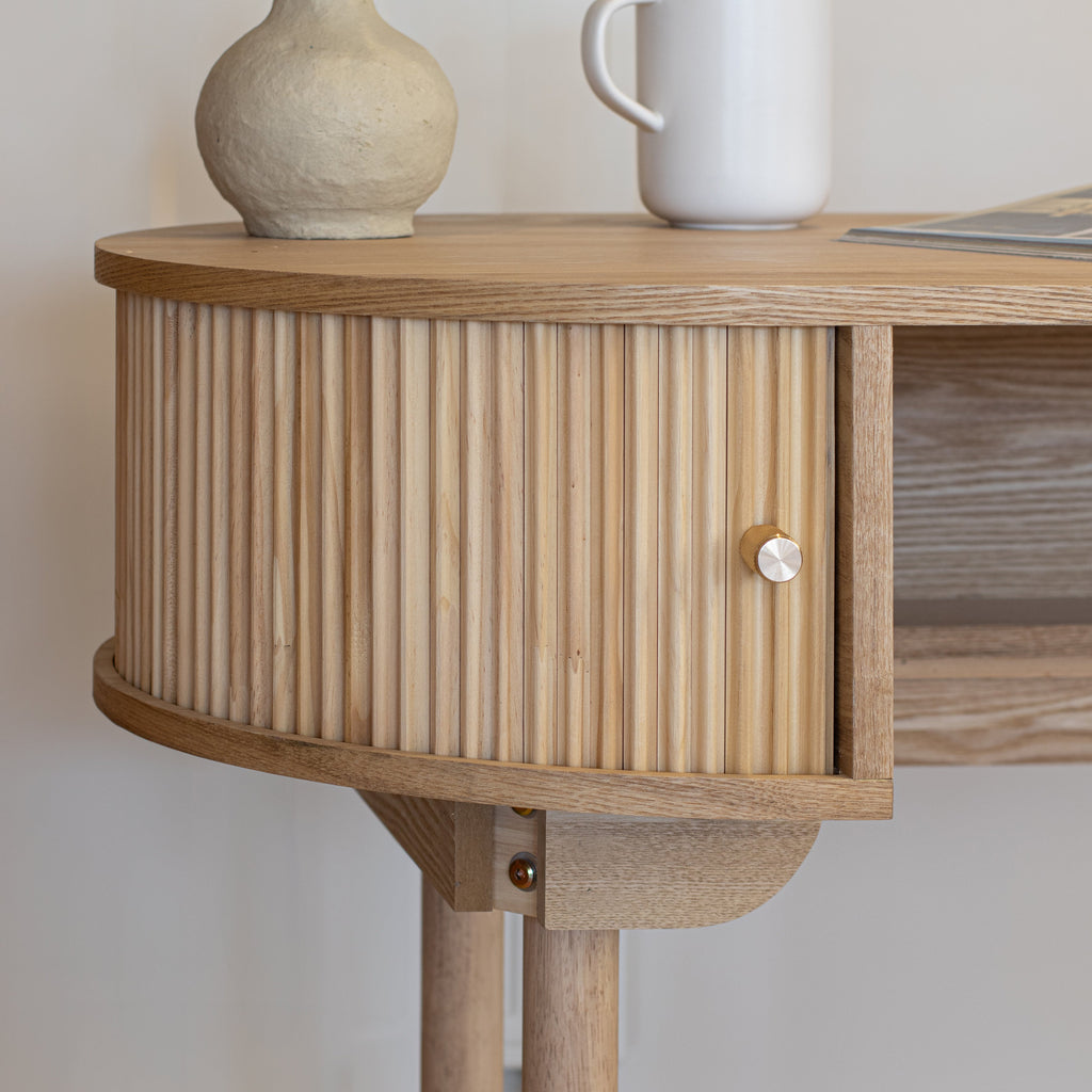 Hector - Bureau - Bois De Pin - Naturel